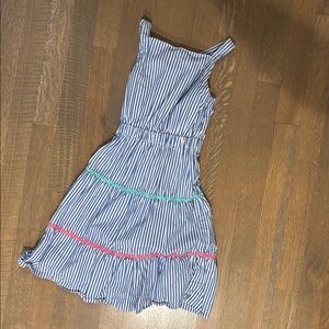 Crewcuts Blue and White Striped Sundress size 8
